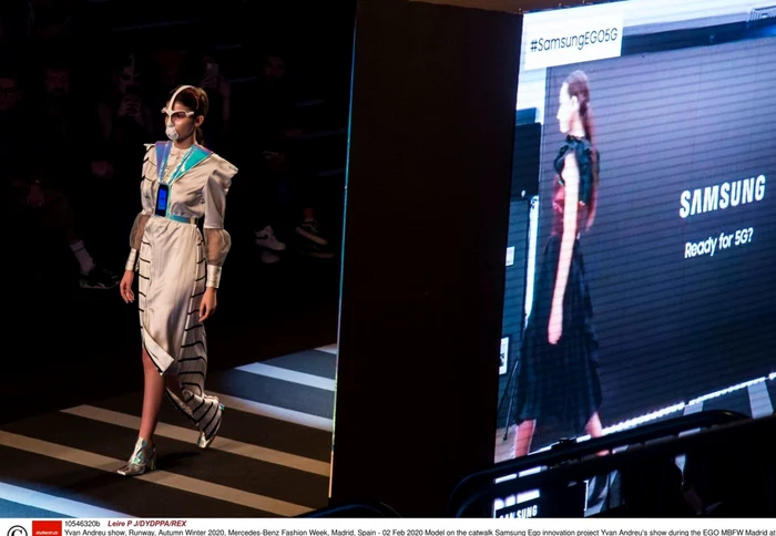 Samsung EGO, prezentare de modă 5G la Mercedes Benz Fashion Week Madrid. FOTO Profimedia