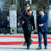 Nicușor Dan îl primește la București pe președintele Zelenski  FOTO / Administrația Prezidențială