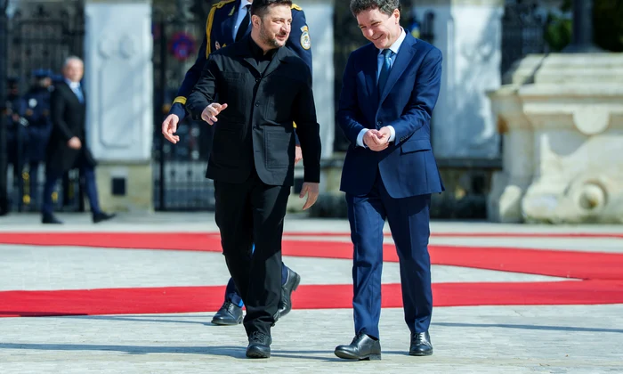 Nicușor Dan îl primește la București pe președintele Zelenski  FOTO / Administrația Prezidențială