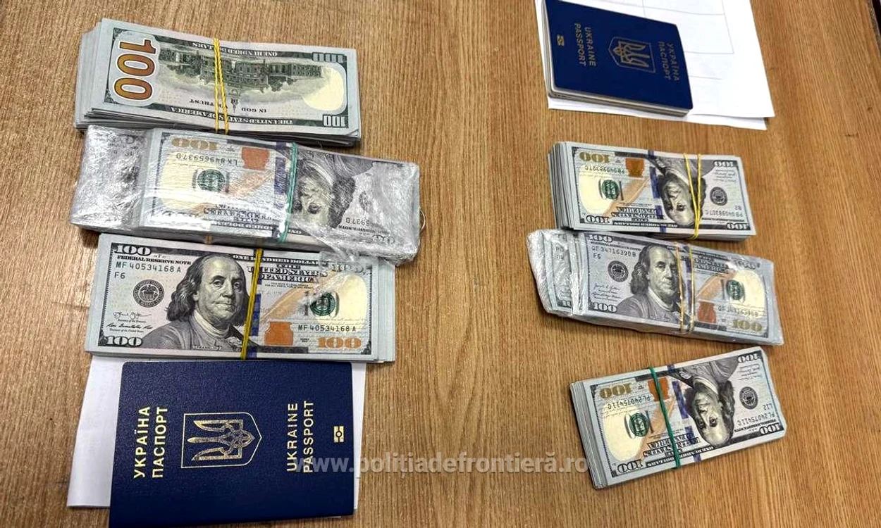 Două ucrainence au fost prinse cu 60.000 de dolari ascunși FOTO: Poliția de Frontieră