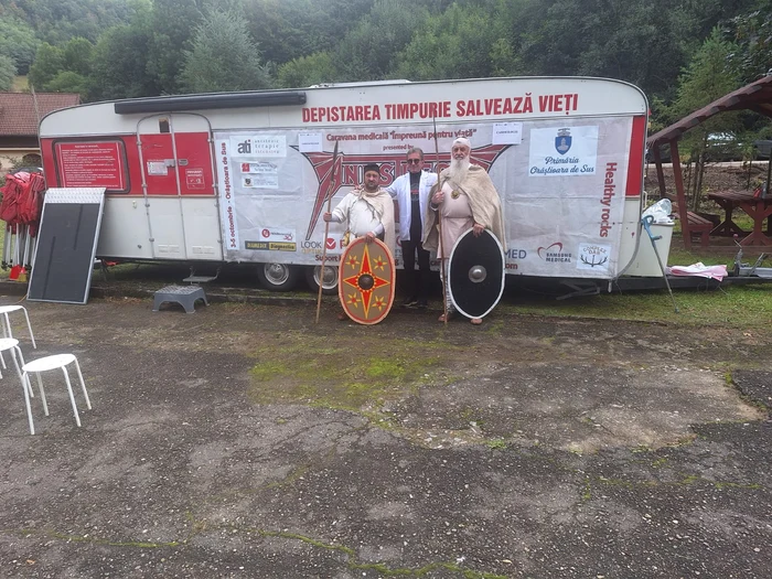 Imagine din cadrul Caravanei ,,Împreună pentru viață" FOTO Facebook DJST Hunedoara
