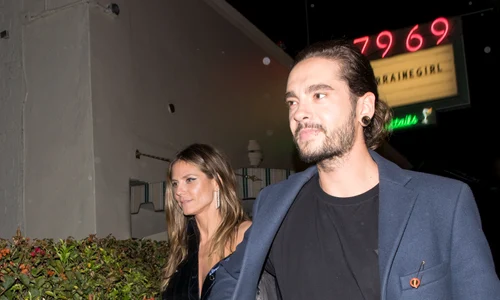 Heidi Klum is seen leaving with her new boyfriend Tom Kaulitz of Tokio Hotel at Delilah in West Hollywood jpeg