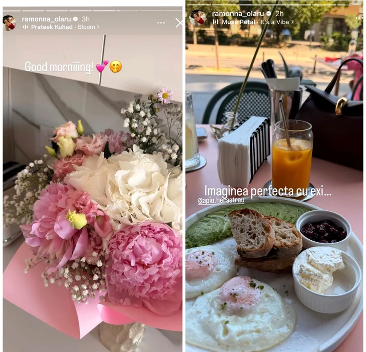 Ramona Olaru început marcat de  romantism/ sursa foto: Instagram