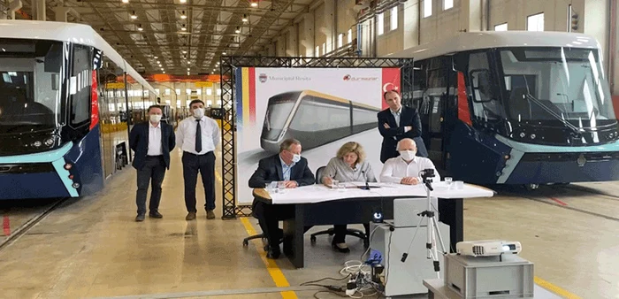 Momentul semnării contractului FOTO Durmazlar