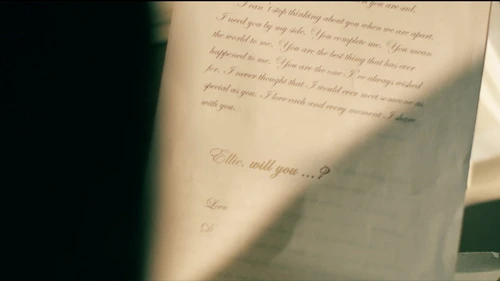 Ellie White a primit o scrisoare surpriză