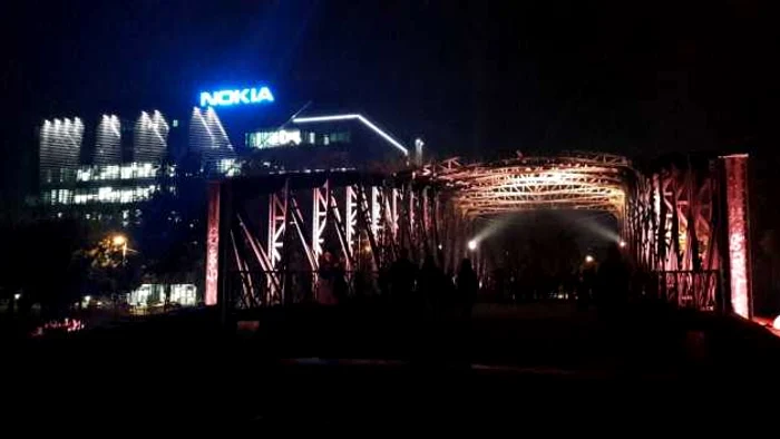 Iluminarea Podului de Foer din Timişoara