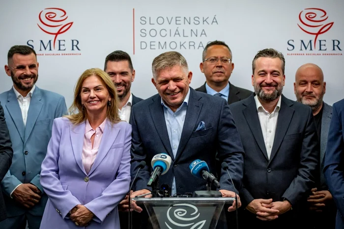 Partidul fostul premier slovac Robert Fico a câștigat alegerile legislative  FOTO EPA EFE