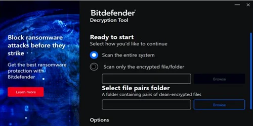 Decriptor Bitdefender pentru MegaCortex jpg