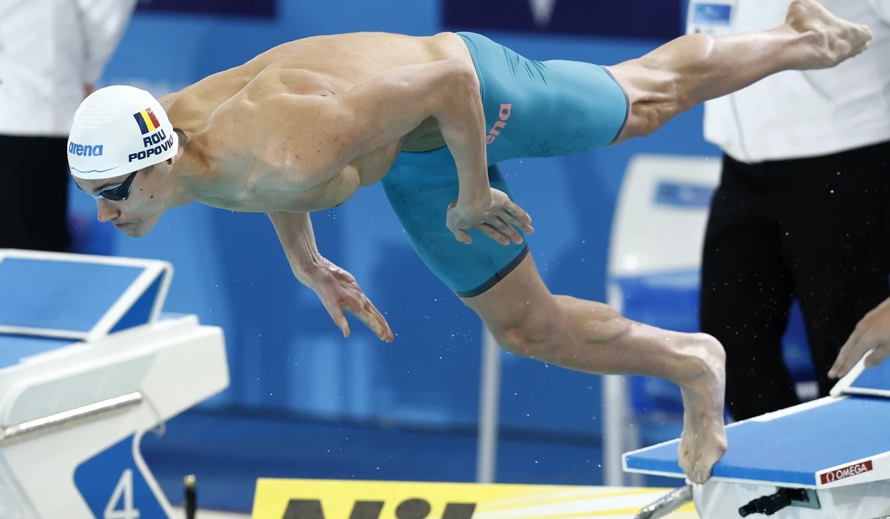David Popovici, favorit la Mondialele din Japonia (FOTO: Getty Images)
