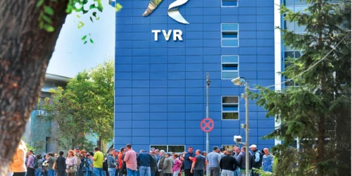 Protestul angajaţilor TVR a început în jurul orei 10.00 şi s-a terminat în jurul orei 12.30  