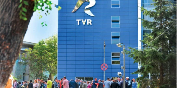 Protestul angajaţilor TVR a început în jurul orei 10.00 şi s-a terminat în jurul orei 12.30  