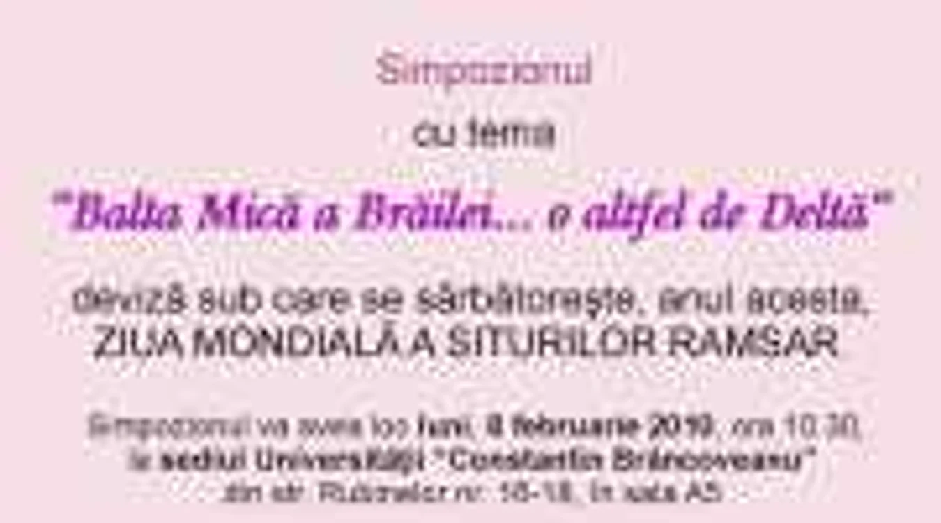 Afişul evenimentului