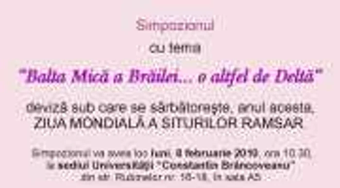 Afişul evenimentului