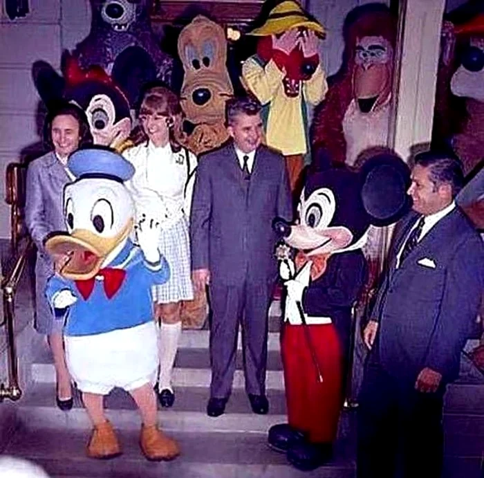 Nicolae Ceaușescu, primul lider comunist la Disneyland / Foto: Arhiva Click!