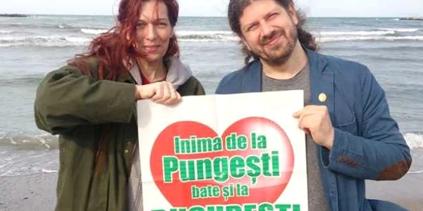 Remus Cernea şi Brianna Caradja FOTO Arhivă personală