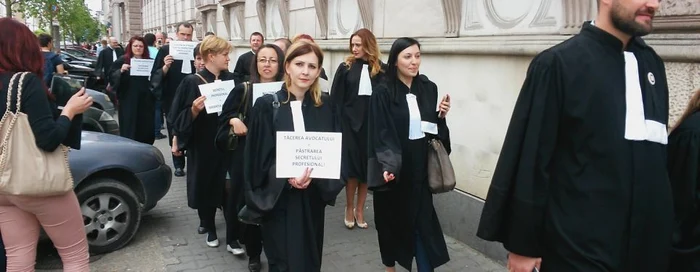 Protestul avocaţilor