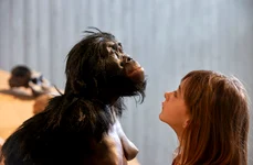 Lucy (Australopithecus afarensis), reconstituire șa Neanderthal Museum din Mettmann (© Wikimedia Commons)