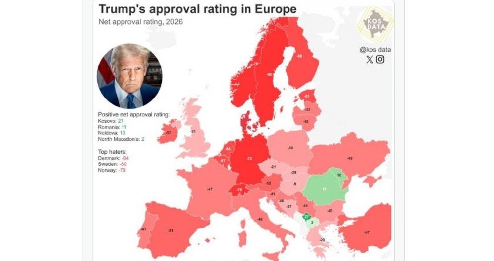 România, singura țară din UE unde Donald Trump se bucură încă de popularitate. Cine îl apreciază pe Vladimir Putin în Europa