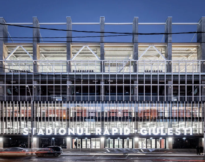 Noua arenă fotbalistică din Giulești e una dintre cele mai cochete din România zilelor noastre