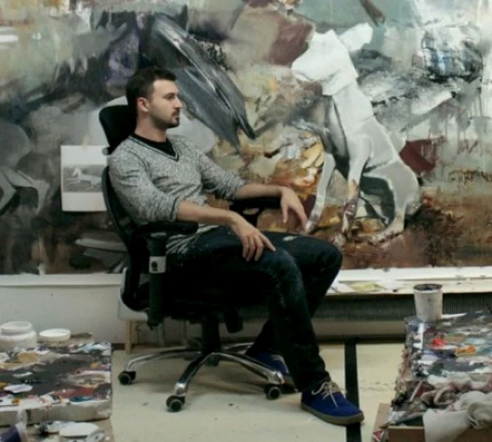 Adrian Ghenie este unul dintre reprezentanţii anvat-gardei artistice clujene. FOTO: www.timvanlaeregallery.com