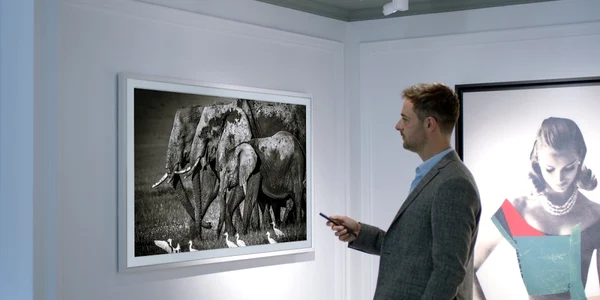 Televizor Samsung The Frame cu imagini YellowKorner