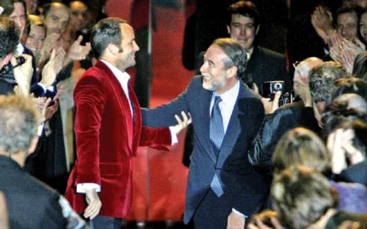 Tom Ford (stânga) şi Domenico De Sole au format cea mai bună echipă din istoria grupului de lux p Foto: Reuters