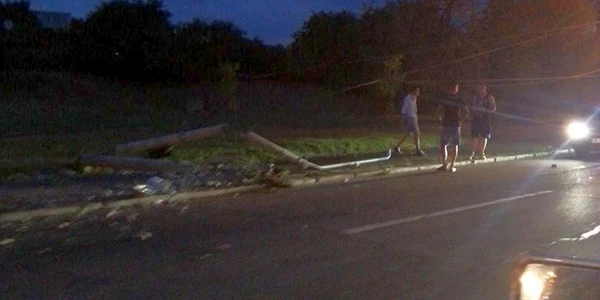 Imagine de la locul accidentului FOTO Grupul şoferilor din Galaţi/facebook
