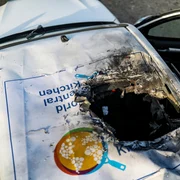 Șapte angajați ai World Central Kitchen au murit într-un atac israelian asupra convoiului lor FOTO EPA-EFE