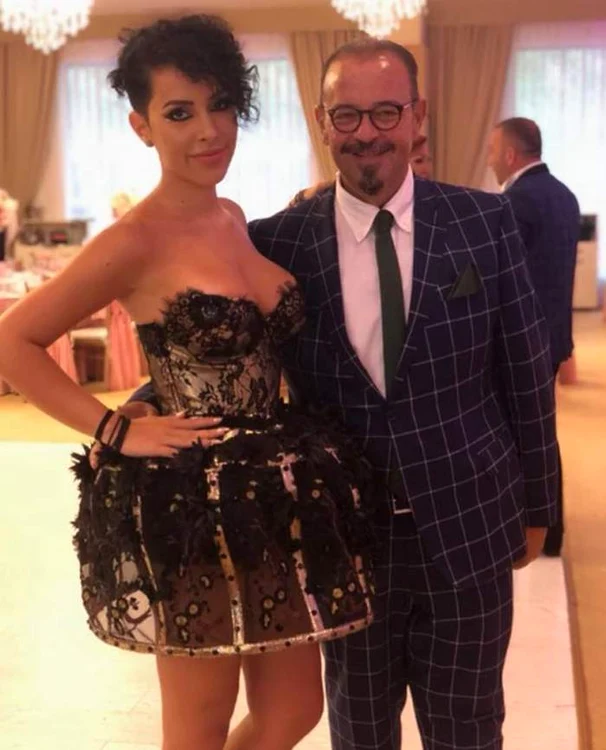 Ana Maria Piedone alături de tatăl ei