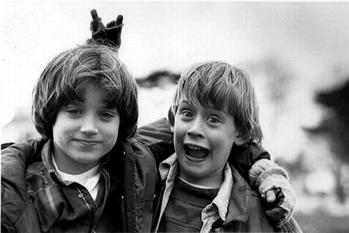 Elijah Wood şi Macaulay Culkin - 1993