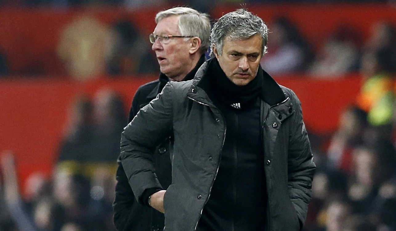 Sir Alex Ferguson și José Mourinho (FOTO: EPA)