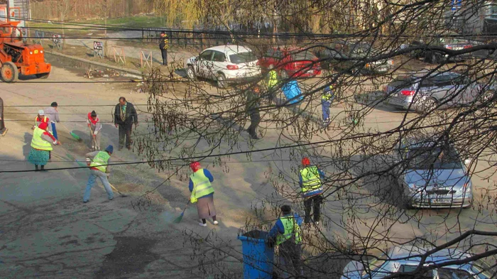 Măturătorii au avut mult de treabă