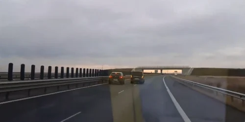 Incident pe Autostrada Timisoara-Arad