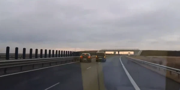 Incident pe Autostrada Timisoara-Arad
