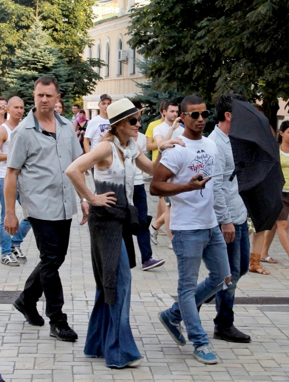 Madonna şi Brahim Zaibat (Reuters)