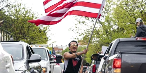 Protest in Maryland fata de masurile de izolare FOTO EPA-EFE