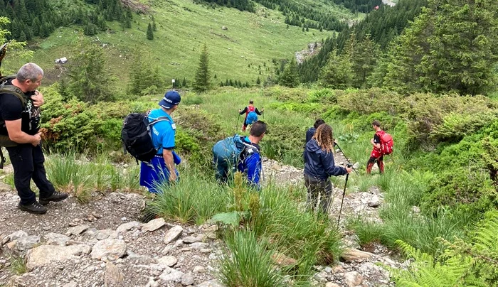 Mai multe turiste din Israel au fost salvate Foto: Jandarmeria Brașov