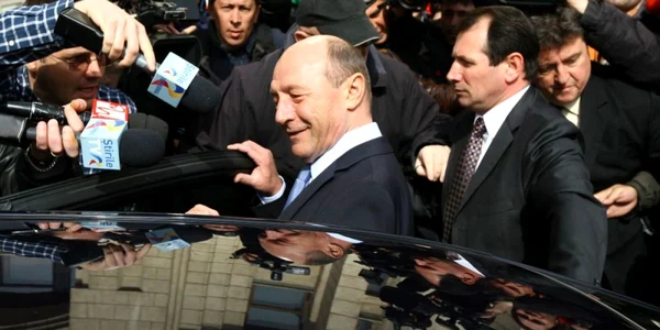 Traian Băsescu - audieri Parchetul General FOTO Marian Iliescu 18 martie 2015
