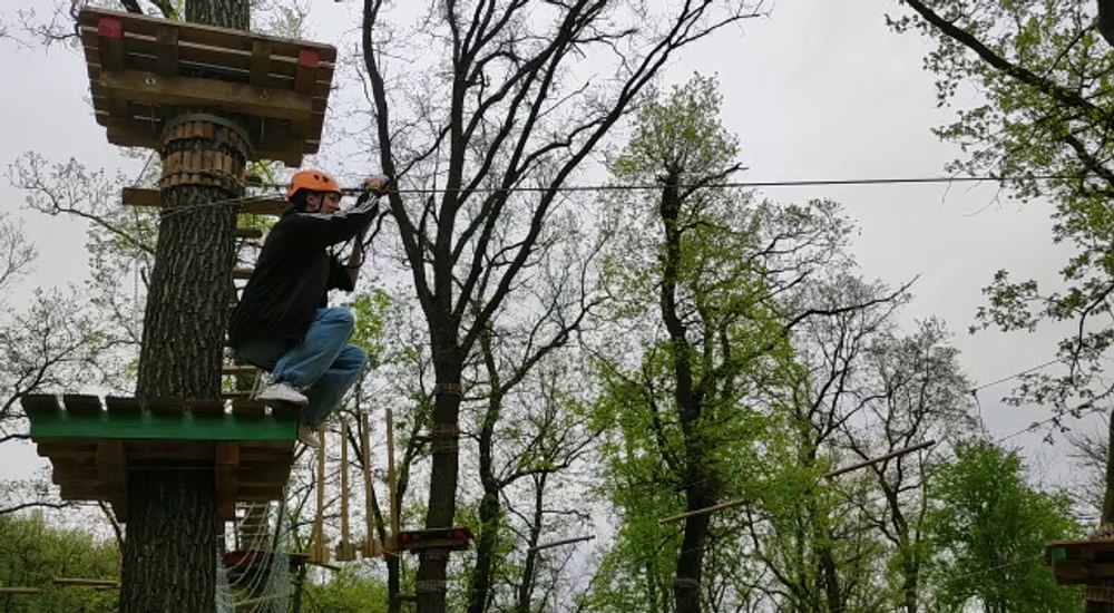 VIDEO Parcul de Aventură EscapeLand, cu cele mai mici tarife din țară, inaugurat în apropiere de Galați