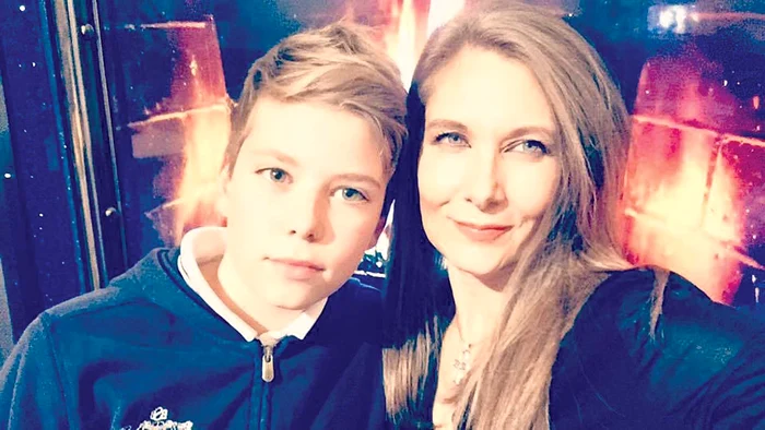 Romanița Iovan și fiul ei Albert