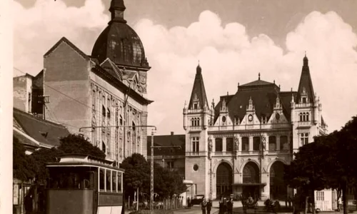 Iunie iulie 1944: O ploaie de foc se abate asupra monumentalei clădiri a Gării Timişoara jpeg