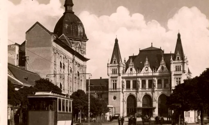 Iunie iulie 1944: O ploaie de foc se abate asupra monumentalei clădiri a Gării Timişoara jpeg