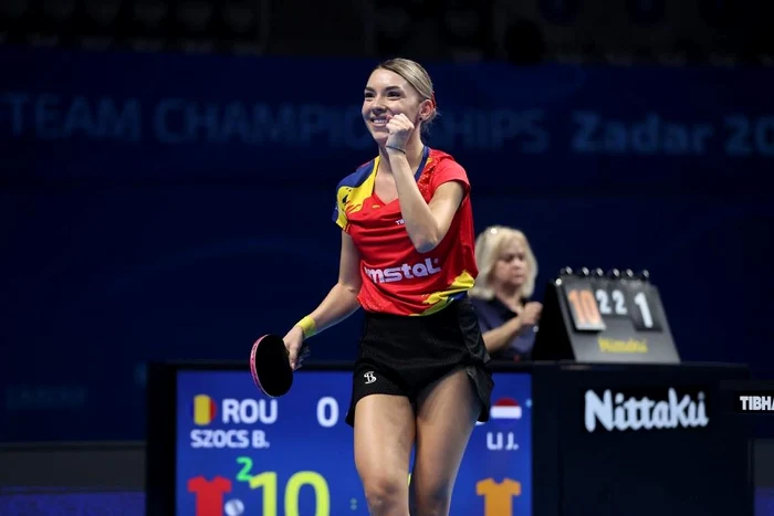 Bernadette Szocs e liderul echipei României