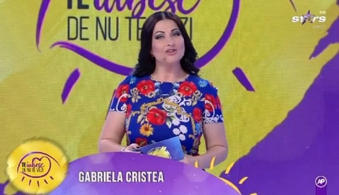 Gabriela Cristea nu va mai modera emisiunea „Te iubesc de nu te vezi”