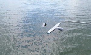 Drona militara gasita in marea neagra foto fb cosma marin