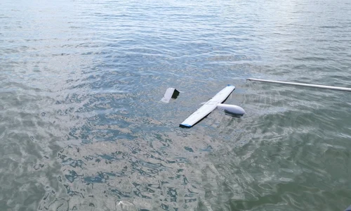 Drona militara gasita in marea neagra foto fb cosma marin