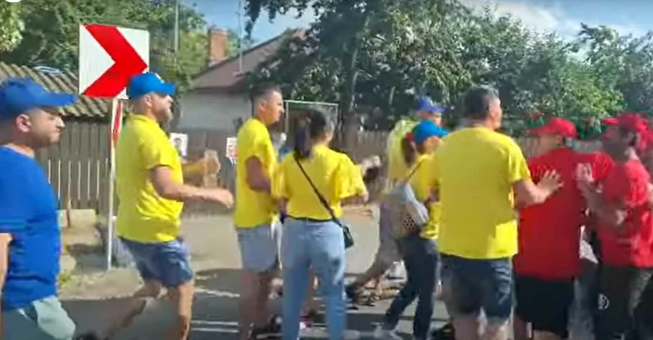 Bătaie între tabăra PNL și PSD FOTO: captura video