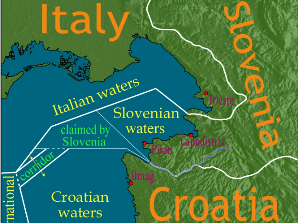 maritime boundary dispute between croatia and slovenia in the piran gulf 640 photo wikimedia commons png png