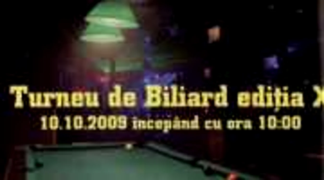 Brăila: Turneu de biliard
