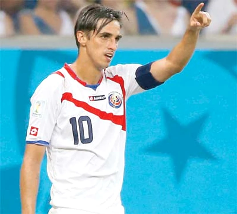 Căpitanul David Ruiz  este cel mai bine cotat  jucător al costaricanilor,  cu o valoare de  9 milioane de euro